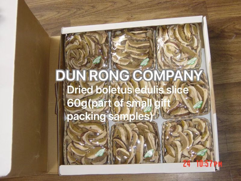 Dried Boletus edulis (porcini) slice A-grade(Net 60g x 9basket packing )