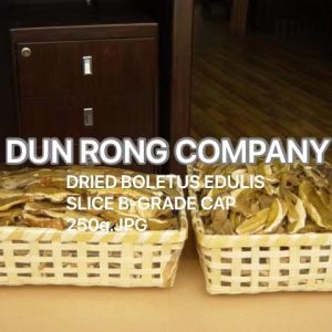 Dried Boletus edulis (porcini) slice B-grade(Net 250g basket packing )