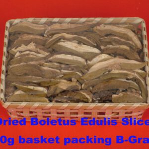 Dried Boletus edulis (porcini) slice B-grade(Net 300g basket packing )